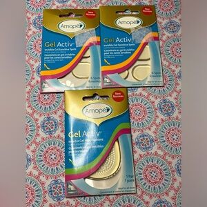 ✨🤩4/$11🤩✨ Amope Gel Activ - 3pk bundle gel sensitive spots]gel heel cushions